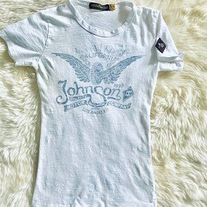 Vintage Johnson Motors Inc Ladies Tee